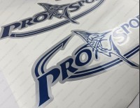 Pro Sports Boat Logo Decal Set of 2 x 32" Pro Sports Boat Logo Decal Set of 2 x 32"